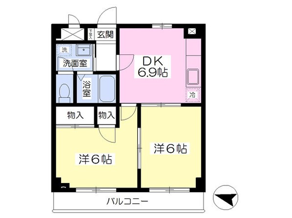 ラウラメゾン新宿の物件間取画像